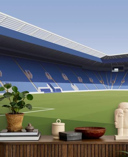 blue and green customisable leicester city wallpaper mural called King Power Stadium Football Stadium for bedrooms blue and green customisable leicester city wallpaper mural called King Power Stadium Football Stadium for bedrooms