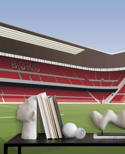 Rotes und grünes Middlesbrough-Tapeten-Wandbild namens Riverside Stadium Football Stadium für Schlafzimmer Rotes und grünes Middlesbrough-Tapeten-Wandbild namens Riverside Stadium Football Stadium für Schlafzimmer