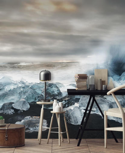 Papel de parede Icebergs