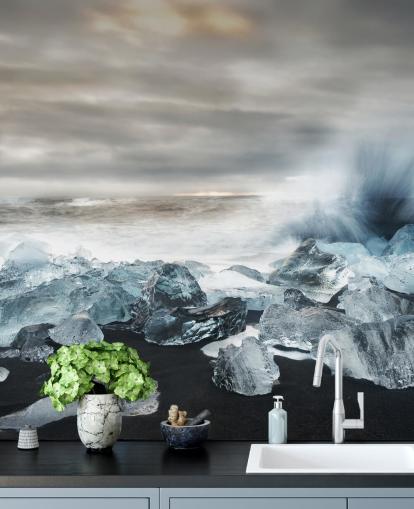 Papel de parede Icebergs