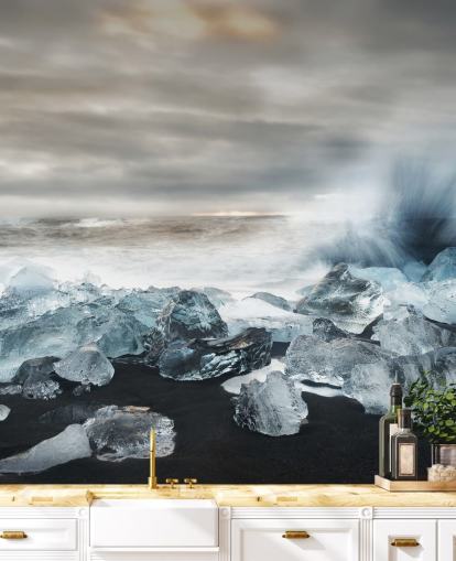 Icebergs Taustakuva