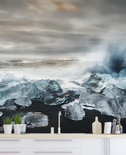 Papier peint Icebergs Papier peint Icebergs