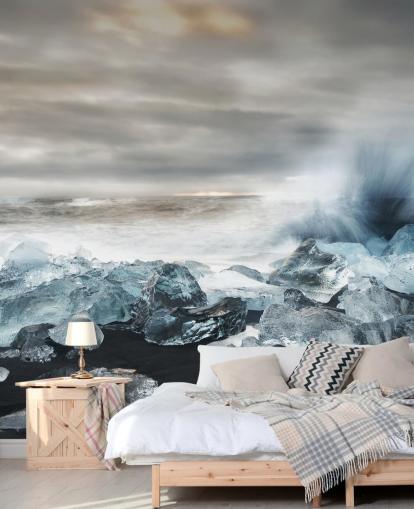 Papel Pintado Icebergs