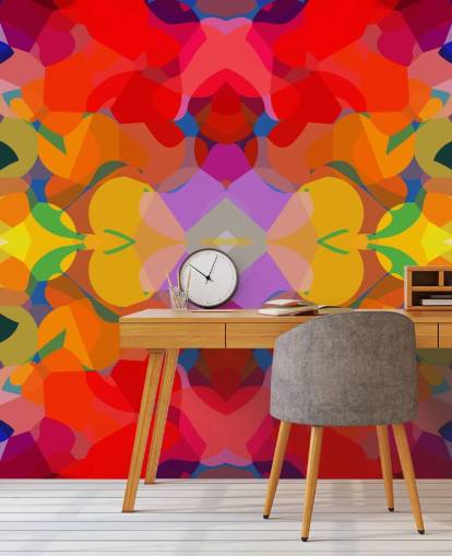 Bunte abstrakte Kunst Tapete Bunte abstrakte Kunst Tapete