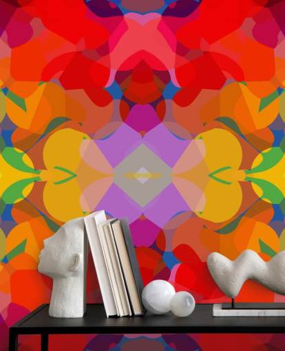 Bunte abstrakte Kunst Tapete Bunte abstrakte Kunst Tapete