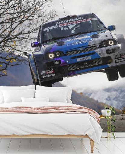 anpassningsbar rally tapetväggmålning kallad Ken Block Valais 2019 för hemmakontor och tonårsrum