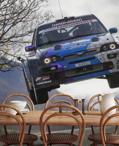 mural de papel de parede de rally personalizável chamado Ken Block Valais 2019 para escritórios domésticos e quartos de adolescentes