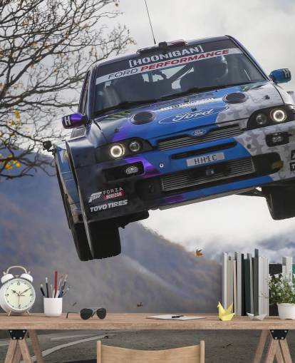 aanpasbare rallybehangmuurschildering genaamd Ken Block Valais 2019 voor thuiskantoren en tienerkamers