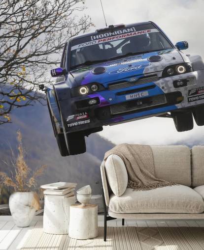 customizable rally wallpaper mural called Ken Block Valais 2019 for home offices and teen bedrooms customizable rally wallpaper mural called Ken Block Valais 2019 for home offices and teen bedrooms