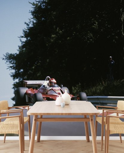 klassinen moottoriurheilutapetti nimeltä Niki Lauda 1976 toimistoihin, makuuhuoneisiin ja muihin