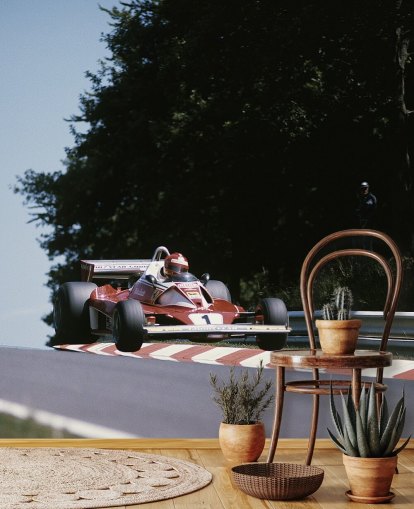 klassisk motorsport tapet som heter Niki Lauda 1976 för kontor, sovrum och mer klassisk motorsport tapet som heter Niki Lauda 1976 för kontor, sovrum och mer
