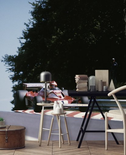 classic motorsport wallpaper called Niki Lauda 1976 for offices, bedrooms and more