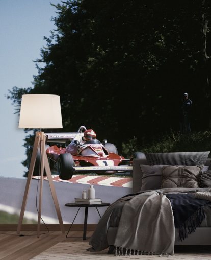 carta da parati classica per sport motoristici chiamata Niki Lauda 1976 per uffici, camere da letto e altro carta da parati classica per sport motoristici chiamata Niki Lauda 1976 per uffici, camere da letto e altro