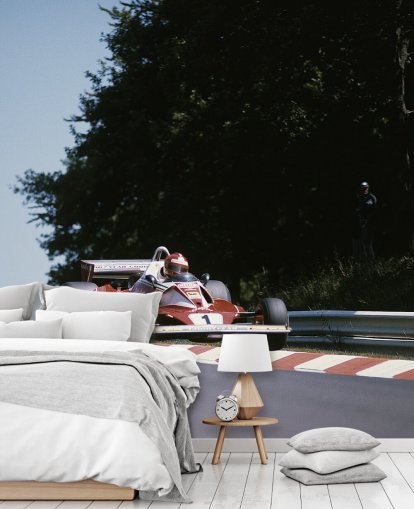 klassisk motorsport tapet som heter Niki Lauda 1976 för kontor, sovrum och mer klassisk motorsport tapet som heter Niki Lauda 1976 för kontor, sovrum och mer