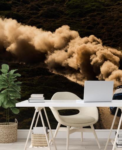 papier peint mural personnalisable de voitures de rallye appelé Ott Tanak Italy 2019 pour la maison, les bureaux, les chambres et les grottes