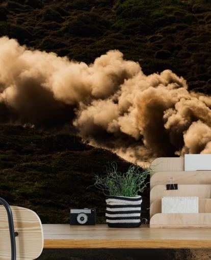 papier peint mural personnalisable de voitures de rallye appelé Ott Tanak Italy 2019 pour la maison, les bureaux, les chambres et les grottes