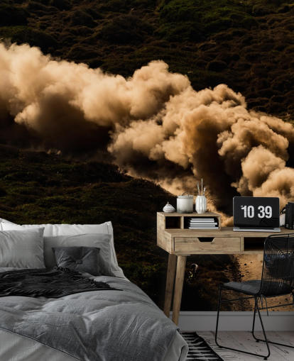 papier peint mural personnalisable de voitures de rallye appelé Ott Tanak Italy 2019 pour la maison, les bureaux, les chambres et les grottes