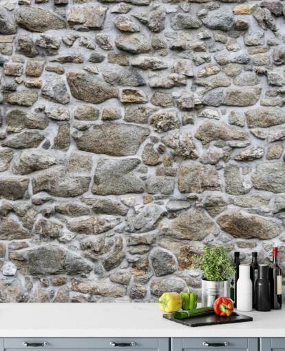 mural de papel pintado de piedra gris llamado Old Stone Texture para dormitorios, negocios y oficinas en casa mural de papel pintado de piedra gris llamado Old Stone Texture para dormitorios, negocios y oficinas en casa