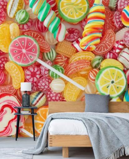 Gemischte Bonbon Tapete