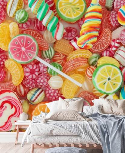 Blandad Bonbon Bakgrund