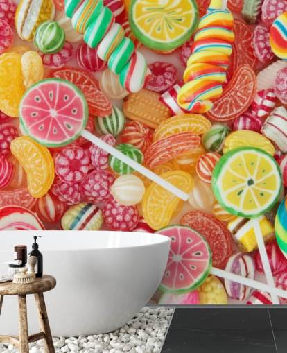 Blandet Bonbon Bakgrunn