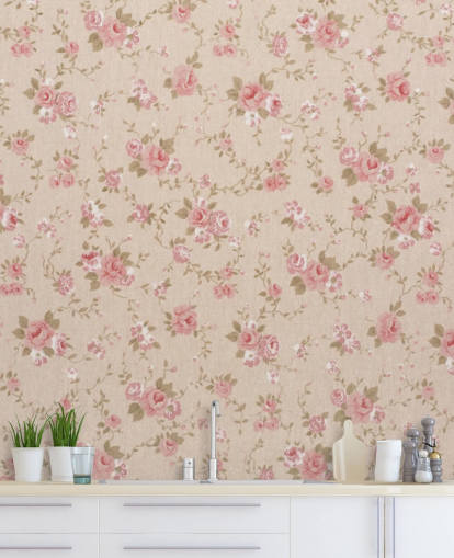 Tapestry Rose Floral Rose Wallpaper
