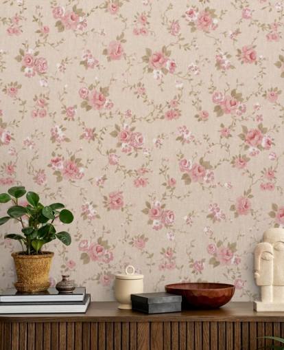 Vintage Rose Wallpaper