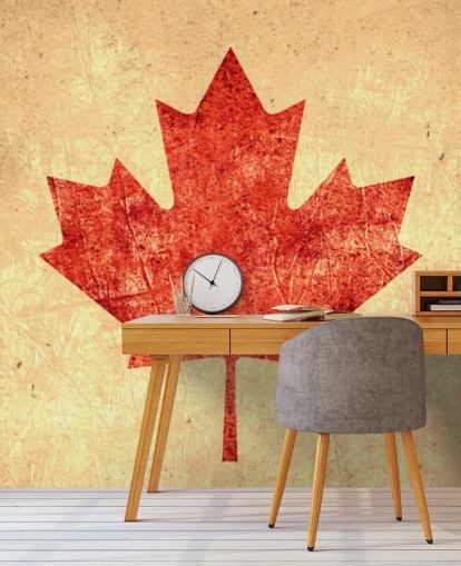 Papel pintado de la bandera de Canadá Papel pintado de la bandera de Canadá