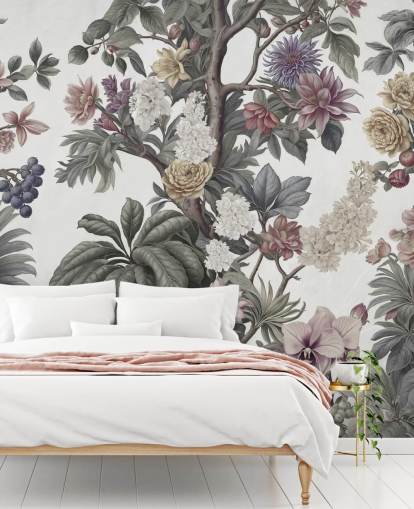 papier peint mural de jardin appelé Bountiful Garden II de Marina Stupakova pour les chambres et les salons papier peint mural de jardin appelé Bountiful Garden II de Marina Stupakova pour les chambres et les salons