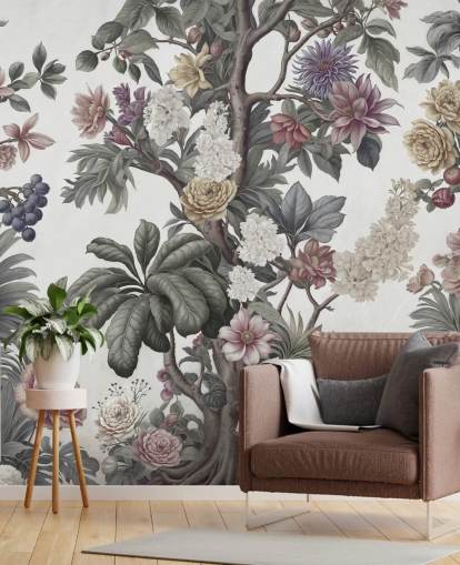 garden wallpaper mural called Bountiful Garden II by Marina Stupakova for bedrooms and living rooms garden wallpaper mural called Bountiful Garden II by Marina Stupakova for bedrooms and living rooms