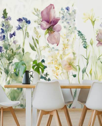 blomstertapet vægmaleri kaldet The Sofidity of Heart af Marina Stupakova til soveværelser, stuer og spisestuer blomstertapet vægmaleri kaldet The Sofidity of Heart af Marina Stupakova til soveværelser, stuer og spisestuer