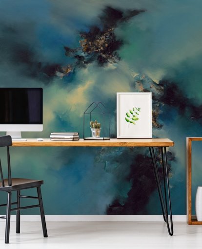 papier peint mural abstrait bleu et noir appelé Bright and Bold II par Alison Johnson pour les chambres, les salles de bain et plus papier peint mural abstrait bleu et noir appelé Bright and Bold II par Alison Johnson pour les chambres, les salles de bain et plus