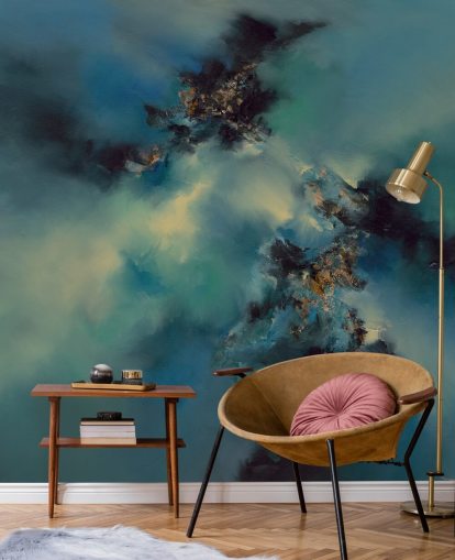 papier peint mural abstrait bleu et noir appelé Bright and Bold II par Alison Johnson pour les chambres, les salles de bain et plus papier peint mural abstrait bleu et noir appelé Bright and Bold II par Alison Johnson pour les chambres, les salles de bain et plus