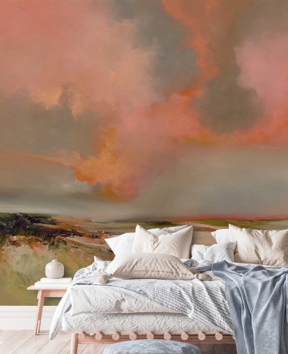 carta da parati murale astratta rossa personalizzabile chiamata Blood Red di Alison Johnson per camere da letto, uffici domestici e altro carta da parati murale astratta rossa personalizzabile chiamata Blood Red di Alison Johnson per camere da letto, uffici domestici e altro