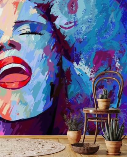 pintura colorida de papel pintado cantante pintura colorida de papel pintado cantante