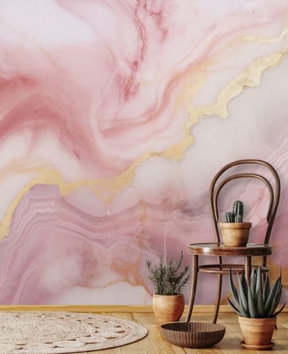 pink and gold marble wallpaper mural called Pink and Gold Marble for bedrooms and bathrooms pink and gold marble wallpaper mural called Pink and Gold Marble for bedrooms and bathrooms