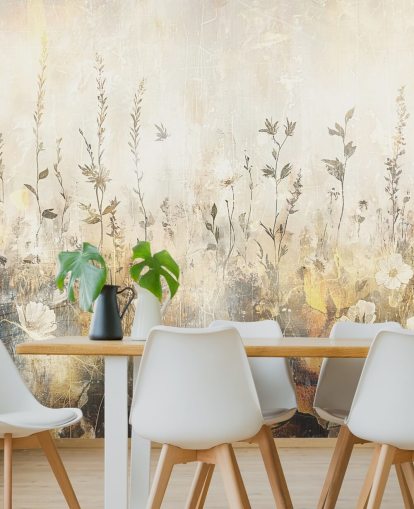 lyst tilpassbart blomstertapet veggmaleri kalt Distressed Bright Florals II av Rafal Kulik lyst tilpassbart blomstertapet veggmaleri kalt Distressed Bright Florals II av Rafal Kulik