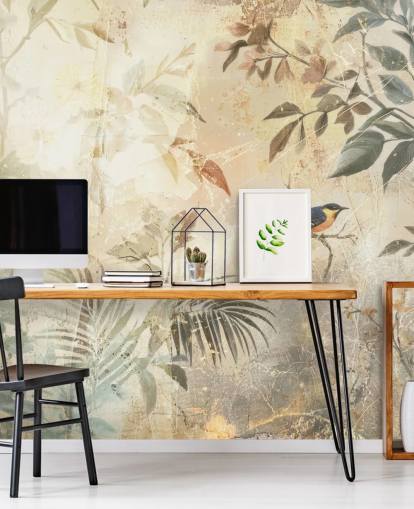 neutrales, anpassbares Wald-Wandbild namens Distressed Forest Bird von Rafal Kulik für Schlafzimmer, Wohnzimmer und mehr neutrales, anpassbares Wald-Wandbild namens Distressed Forest Bird von Rafal Kulik für Schlafzimmer, Wohnzimmer und mehr