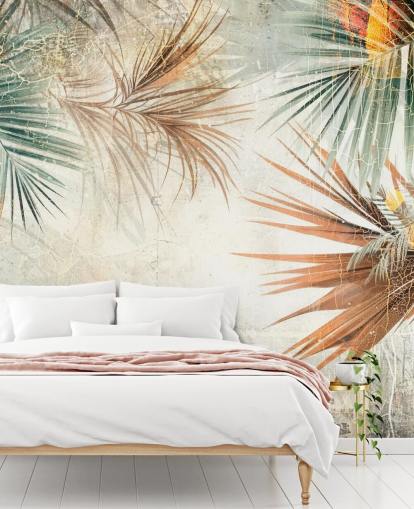 papier peint mural à bordure personnalisable appelé Distressed Jungle Border par Rafal Kulik papier peint mural à bordure personnalisable appelé Distressed Jungle Border par Rafal Kulik