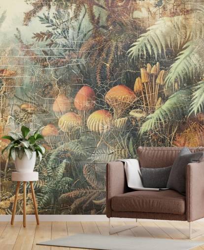 custom jungle wall mural called Distressed Jungle Floor by Rafal Kulik custom jungle wall mural called Distressed Jungle Floor by Rafal Kulik