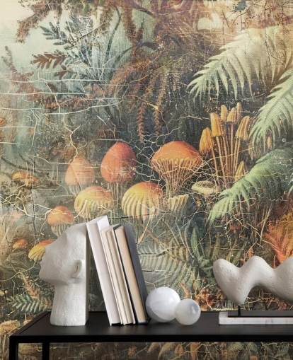 custom jungle wall mural called Distressed Jungle Floor by Rafal Kulik 