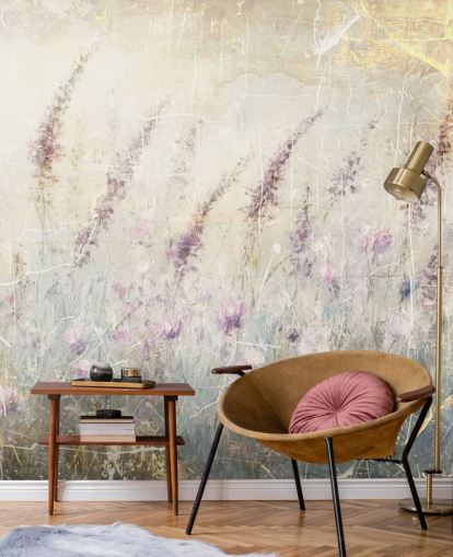 papier peint mural personnalisable à la lavande appelé Distressed Lavender par Rafal Kulik papier peint mural personnalisable à la lavande appelé Distressed Lavender par Rafal Kulik