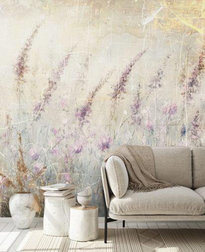 customisable lavender wallpaper mural called Distressed Lavender by Rafal Kulik customisable lavender wallpaper mural called Distressed Lavender by Rafal Kulik