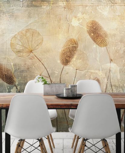 papier peint mural vintage personnalisé sépia appelé Distressed Reeds par Rafal Kulik papier peint mural vintage personnalisé sépia appelé Distressed Reeds par Rafal Kulik