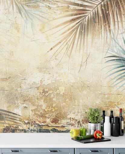 sepia customizable jungle wall mural called Distressed Sepia Jungle II by Rafal Kulik sepia customizable jungle wall mural called Distressed Sepia Jungle II by Rafal Kulik