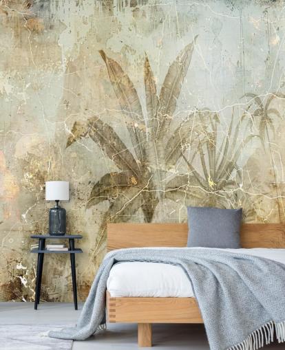 sepia tilpassbar jungel veggmaleri kalt Distressed Sepia Jungle av Rafal Kulik