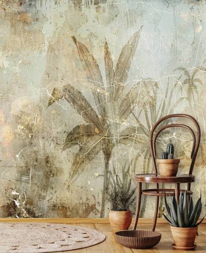sepia customisable jungle wall mural called Distressed Sepia Jungle by Rafal Kulik sepia customisable jungle wall mural called Distressed Sepia Jungle by Rafal Kulik