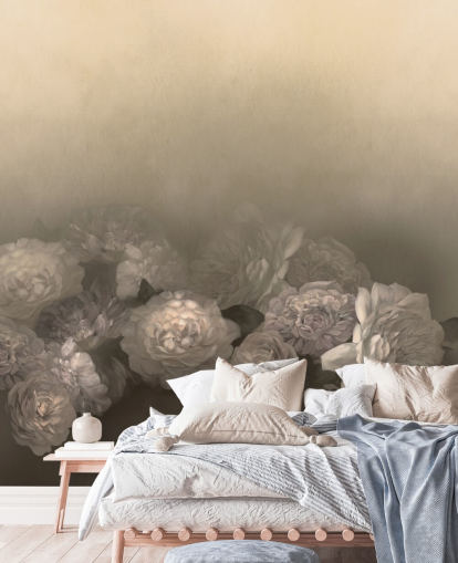 gelbes personalisierbares Vintage-Wandbild namens Amoura III von Loris Drago für Schlafzimmer gelbes personalisierbares Vintage-Wandbild namens Amoura III von Loris Drago für Schlafzimmer