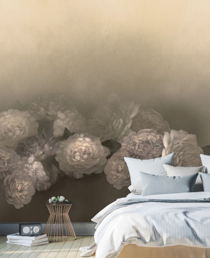 gelbes personalisierbares Vintage-Wandbild namens Amoura III von Loris Drago für Schlafzimmer gelbes personalisierbares Vintage-Wandbild namens Amoura III von Loris Drago für Schlafzimmer