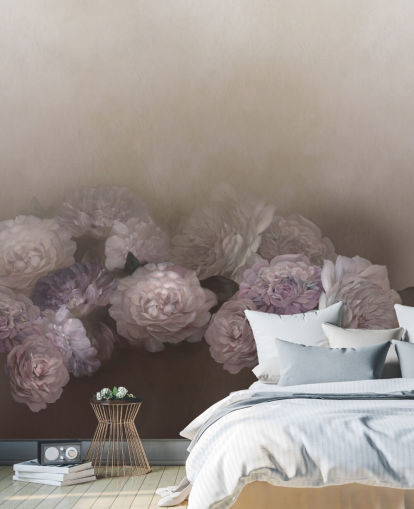 braunes Blumenwandbild namens Amoura IV von Loris Drago für Schlafzimmer und Wohnzimmer braunes Blumenwandbild namens Amoura IV von Loris Drago für Schlafzimmer und Wohnzimmer